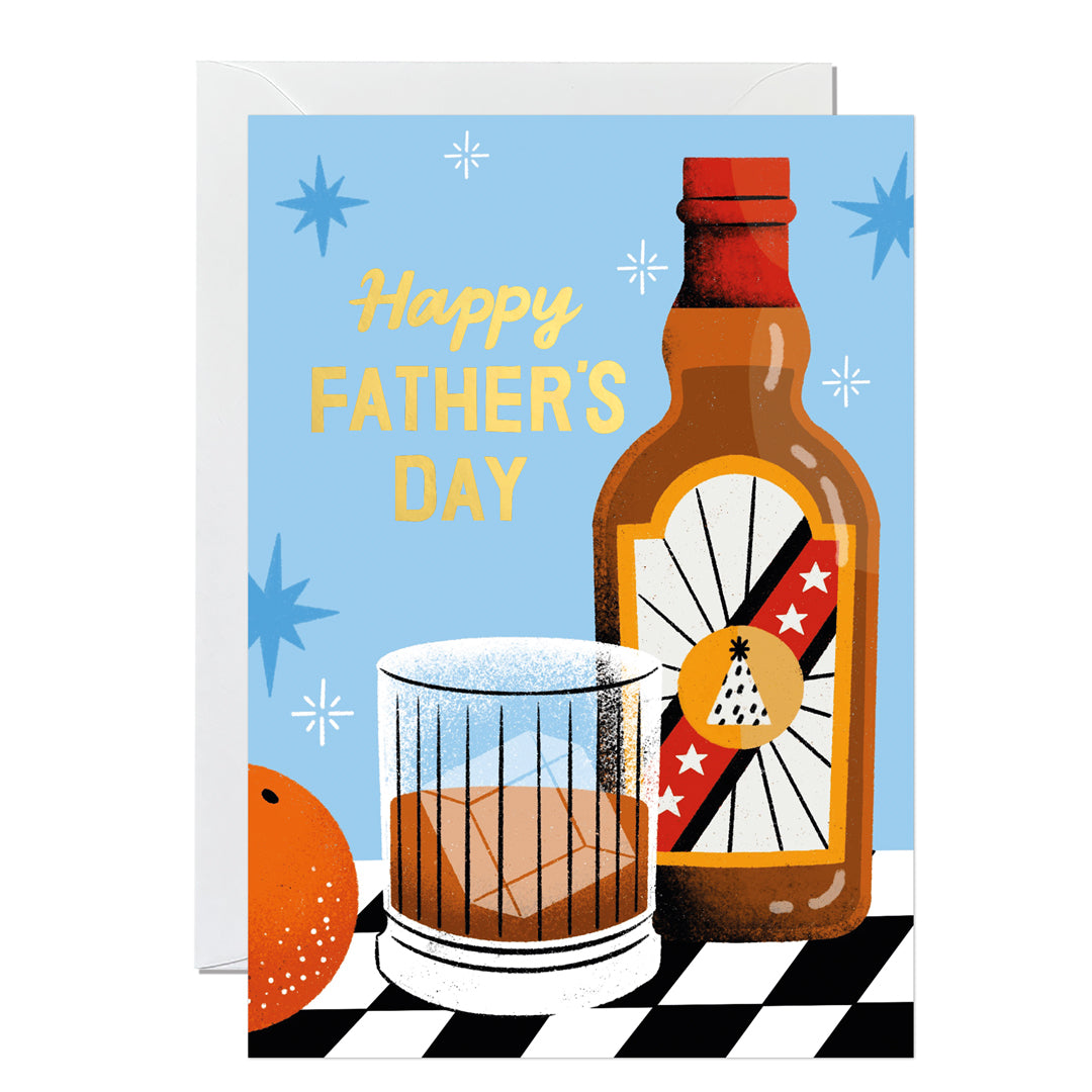Whiskey Father's Day Greeting Card – Ricicle Cards