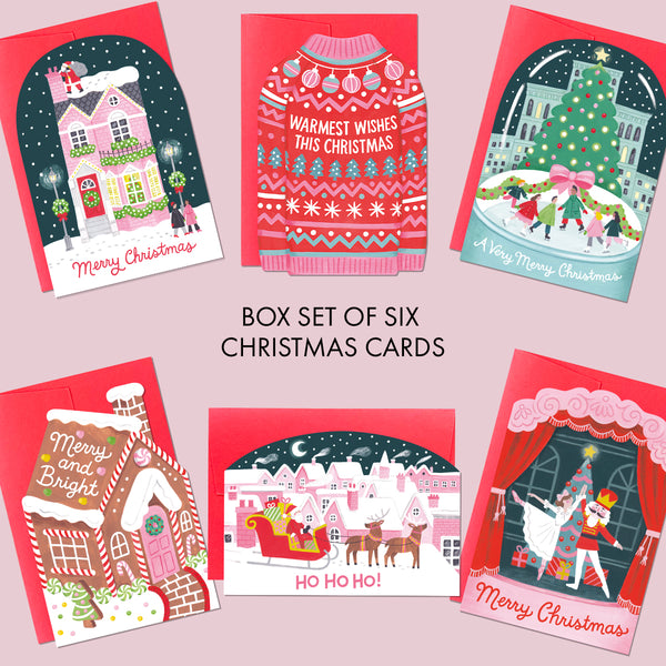 Christmas Card Bundle (pack of 6)