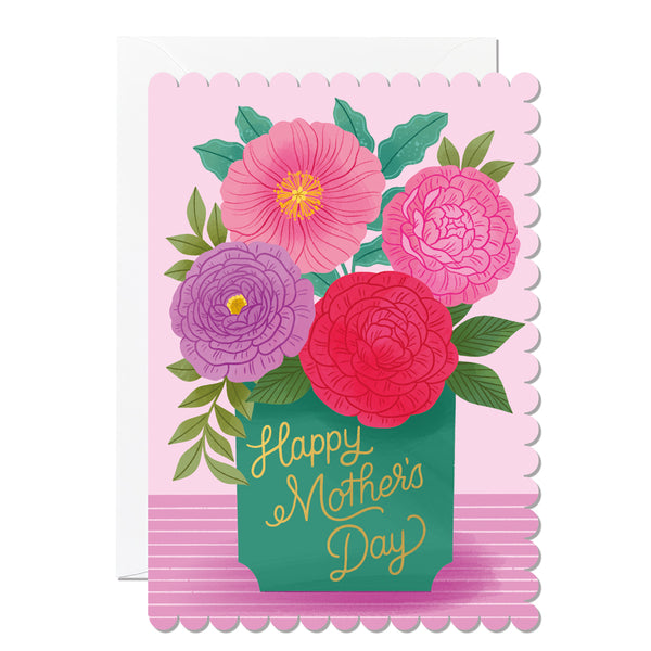 Happy Mother's Day Vase | Greeting Card