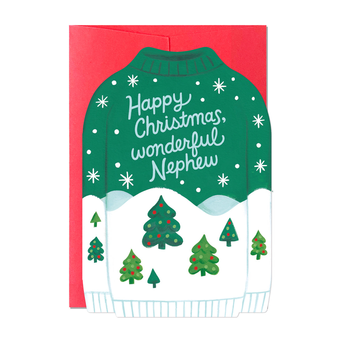 Happy Christmas Wonderful Nephew | Christmas Card