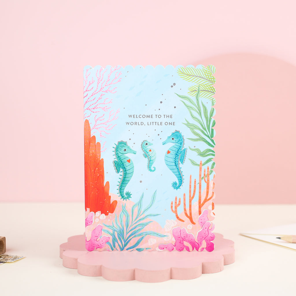 Welcome To The World Little One | Greeting Card | Ricicle Cards