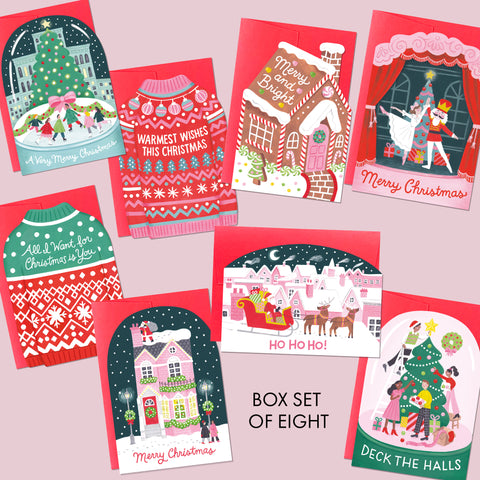 Christmas Card Bundle (pack of 8)