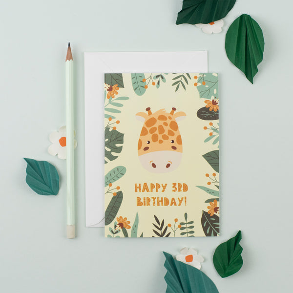 3rd Birthday Children's Card