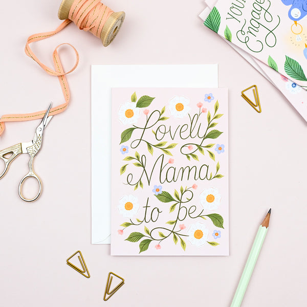 Lovely Mama To Be | Baby Shower Card
