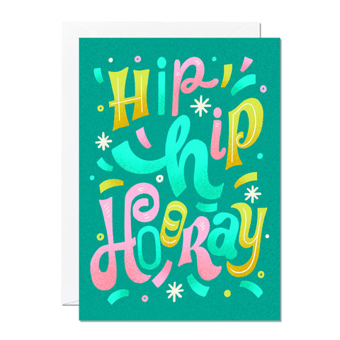 Hip Hip Hooray | Birthday Card