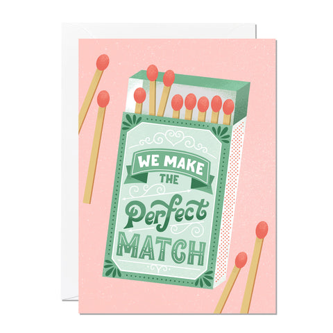 Perfect Match | Valentine's Day Card | Anniversary Card