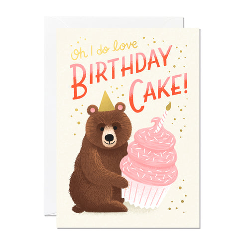 Birthday Bear | Animal Birthday Card | Kids Greeting Card