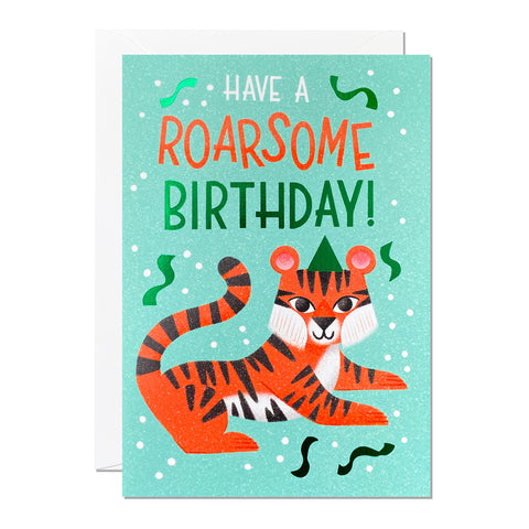 Birthday Tiger | Animal Birthday Card | Kids Greeting Card