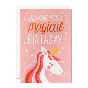 Birthday Unicorn | Animal Birthday Card | Kids Greeting Card