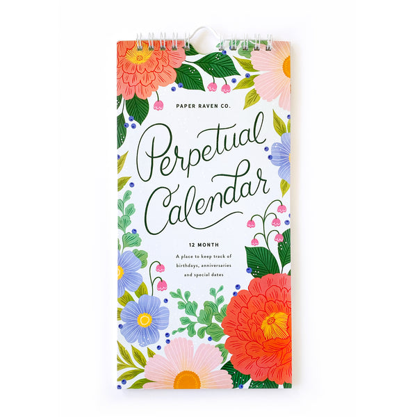 Perpetual Calendar | Birthday Planner | Organiser
